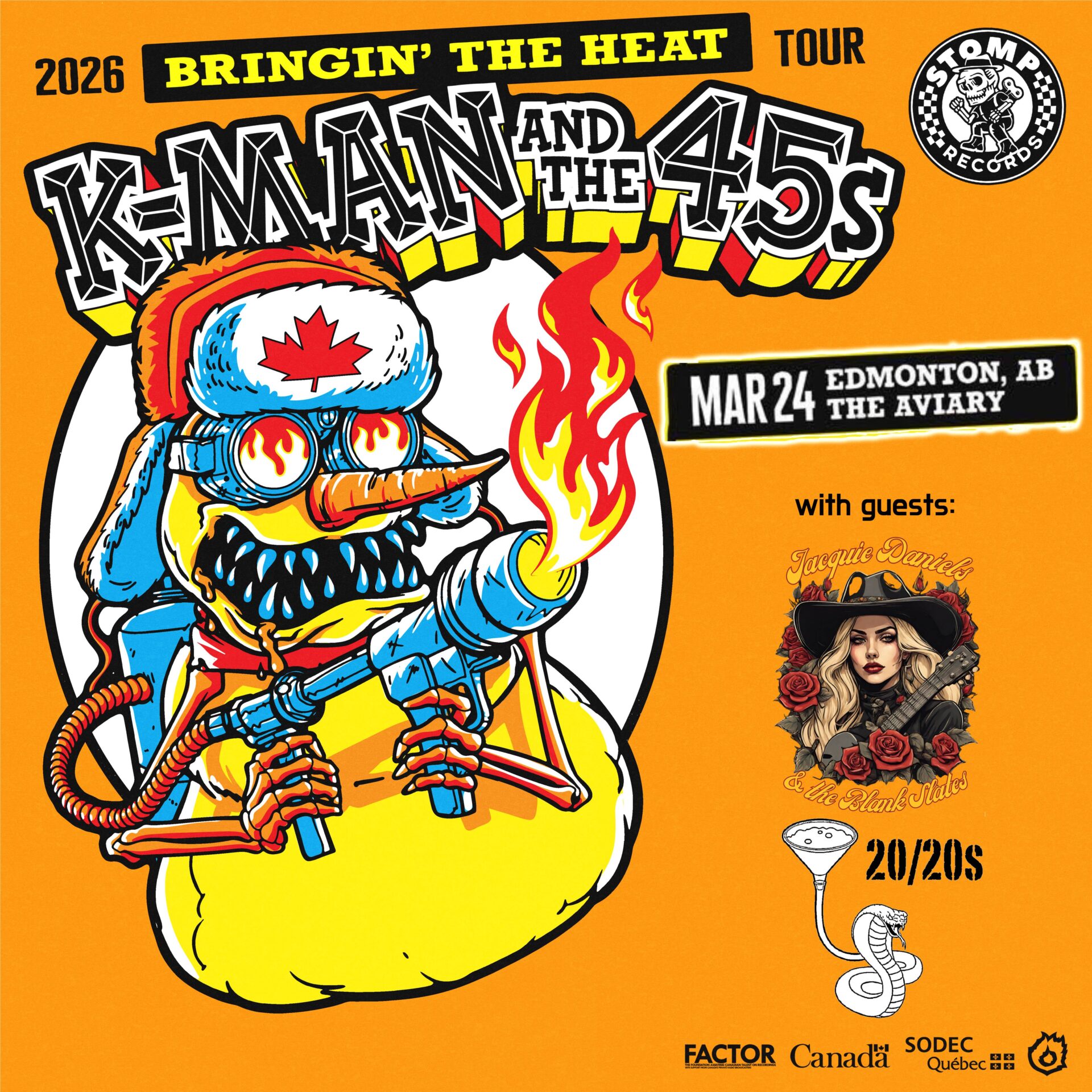 K-Man & The 45s w. Jacquie Daniels & 20/20s @ The Aviary!