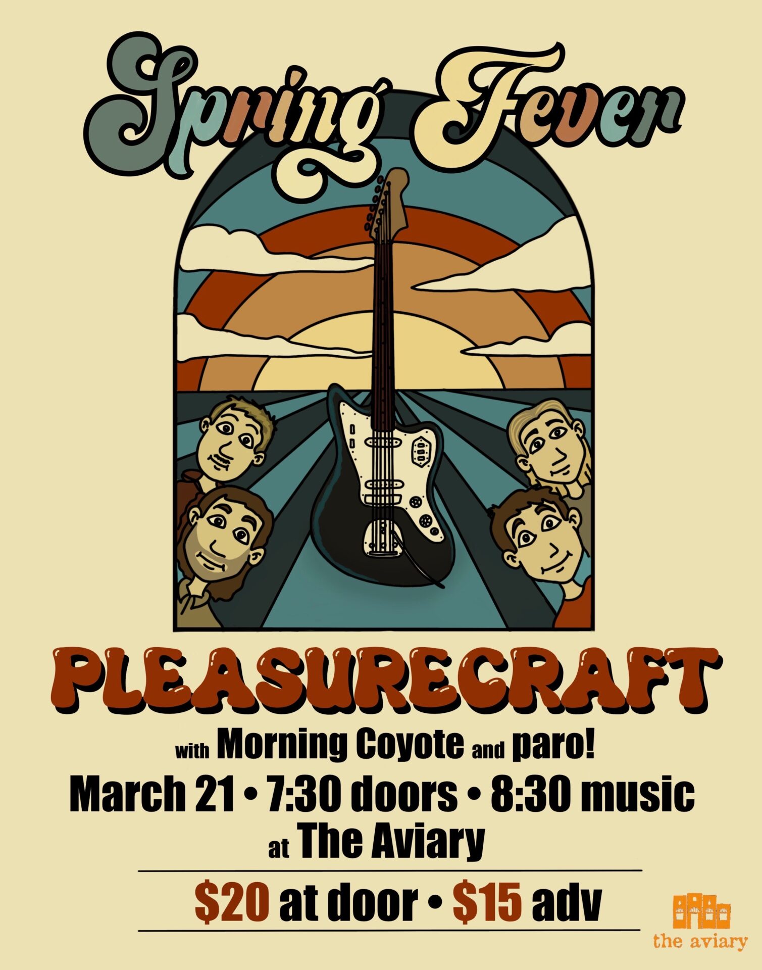 Pleasurecraft w. Morning Coyote & paro! @ The Aviary!