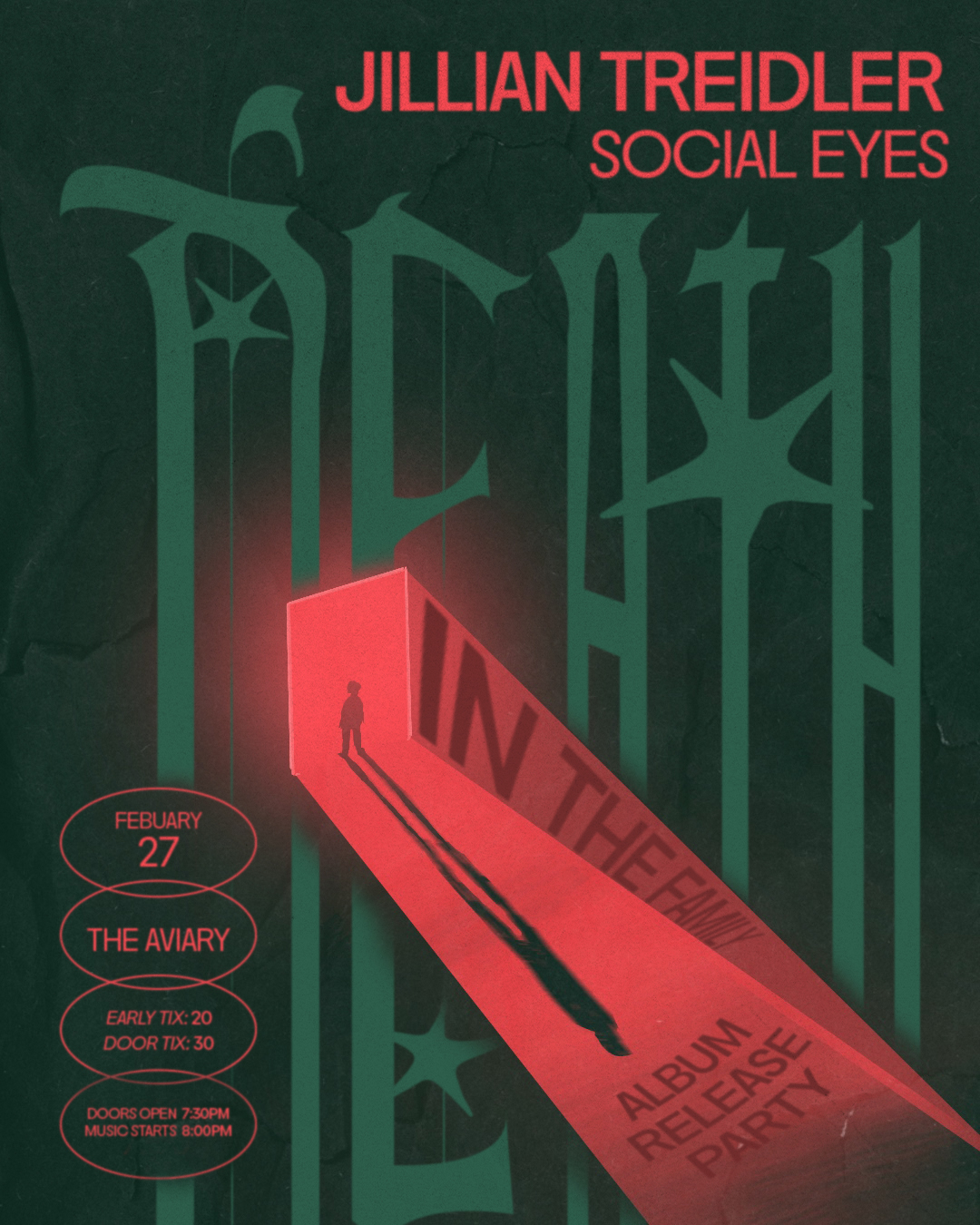 Jillian Triedler Album Release Show w. Social Eyes @ The Aviary!