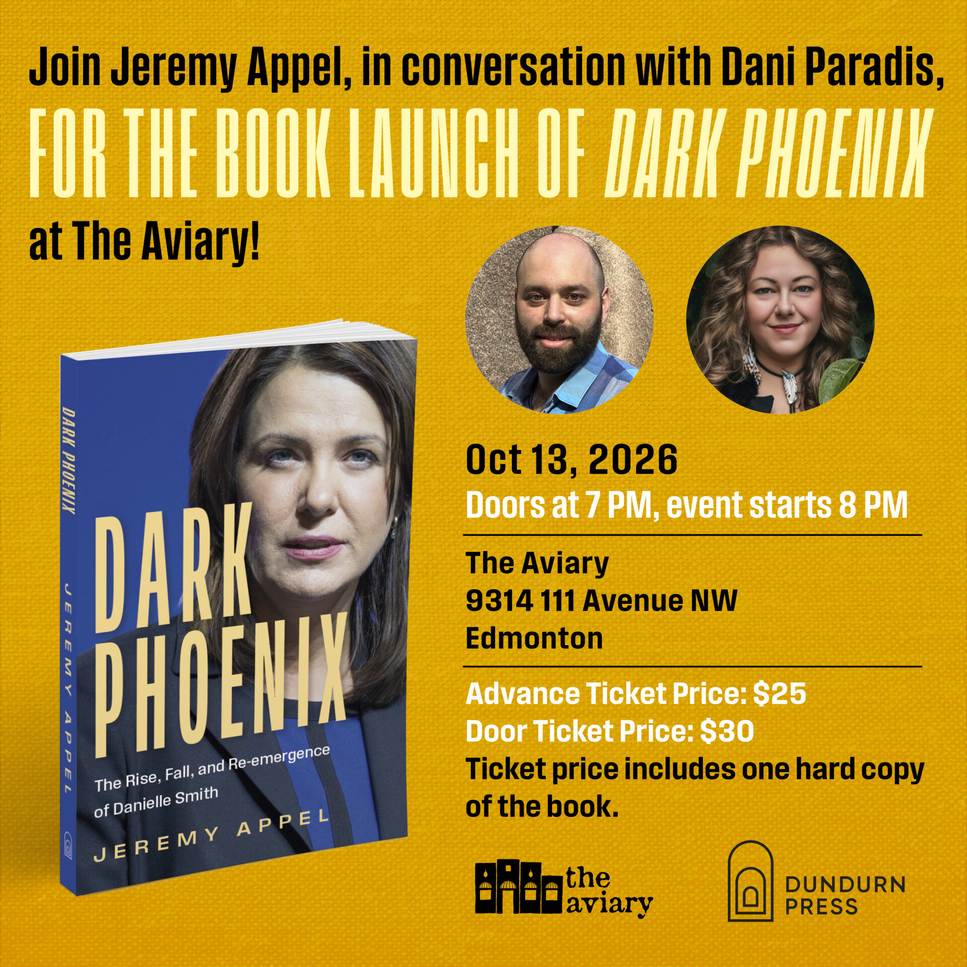 Jeremy Appel ‘Dark Phoenix’ Book Launch @ The Aviary!
